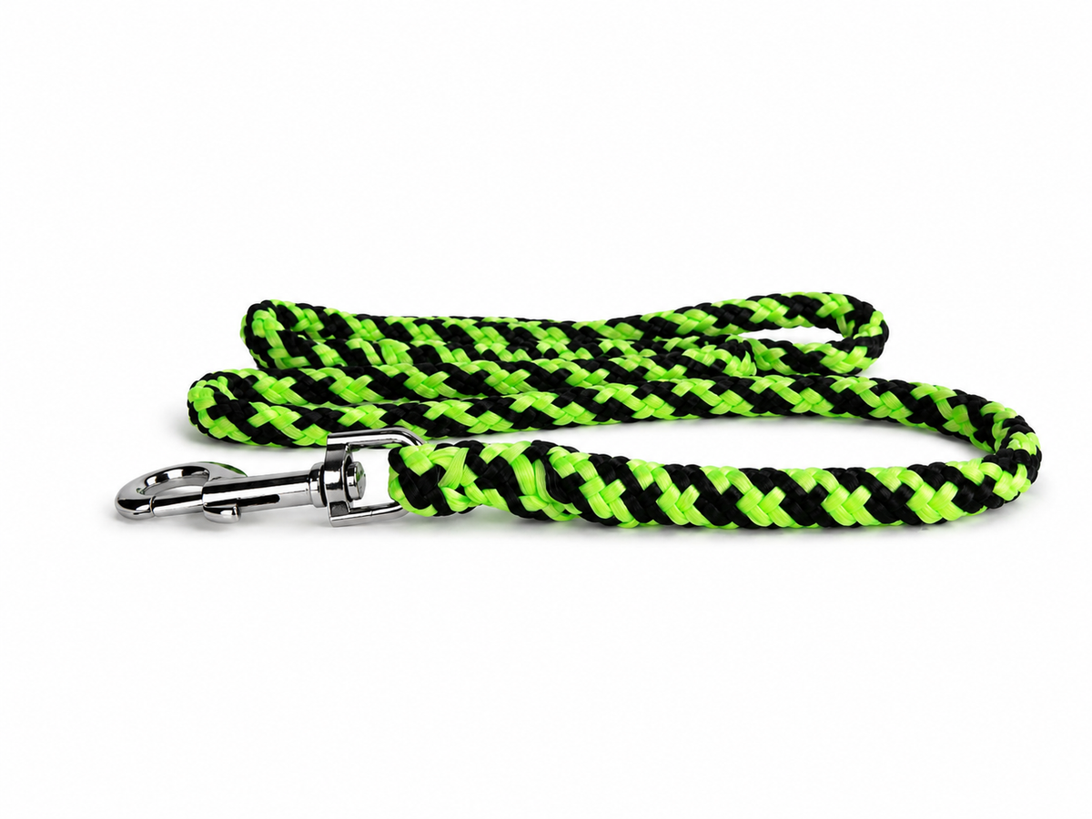 OBEDIENCE LEASH Ø 8 MM / 85 CM WITH HANDLE