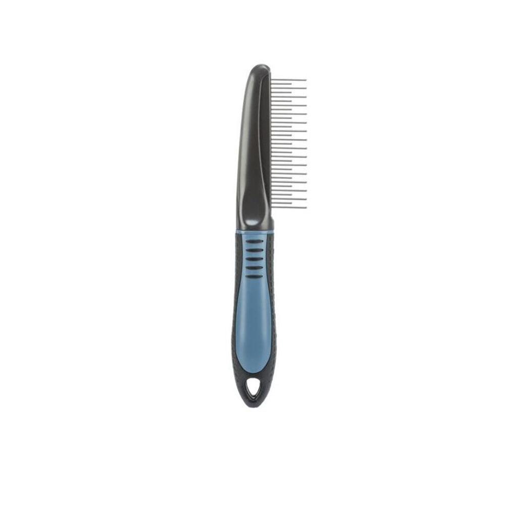 COMBINATION COMB WITH ROTATING TEETH AND NON-SLIP HANDLE, 22 CM