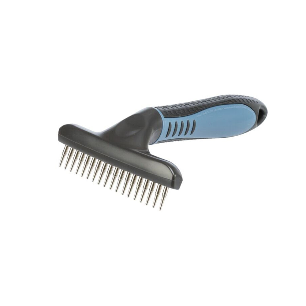 RAKE WITH ROTATING TEETH, ANTI-SLIP HANDLE 10 × 15 CM, TEETH 1.5 CM