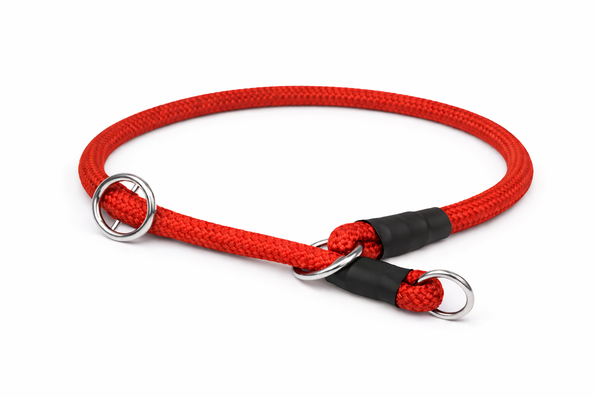 NYLON ROUND COLLAR WITH STOPPER Ø 8 MM