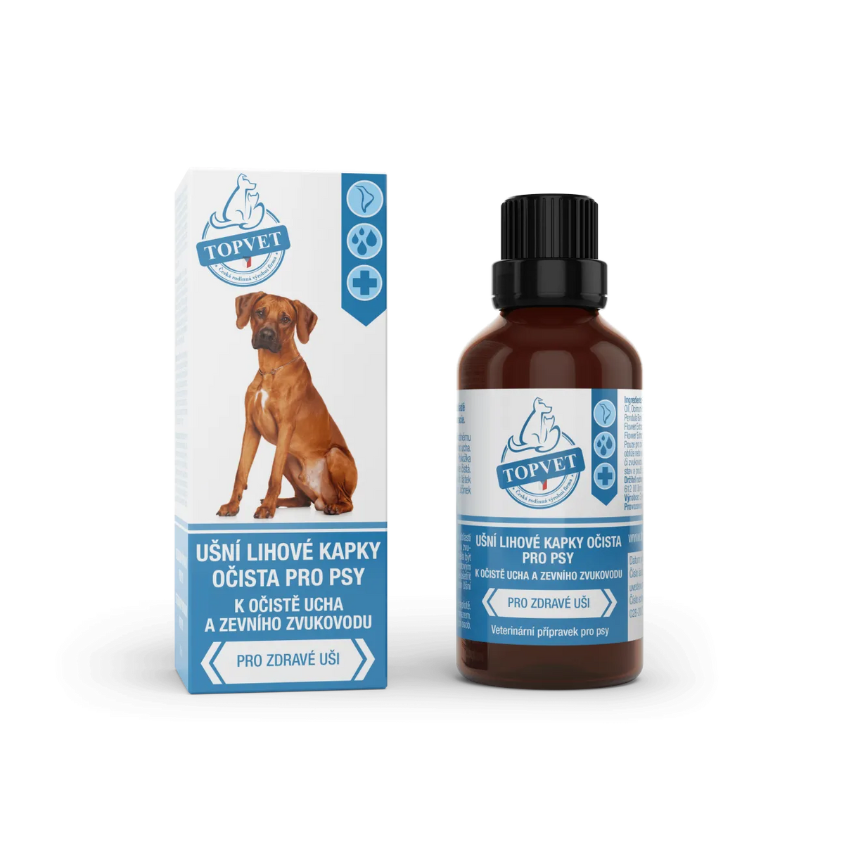 EAR ALCOHOL DROPS CLEAN FOR DOGS